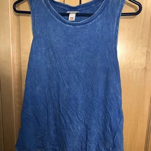 Blue Mossimo Supply Club Muscle tee